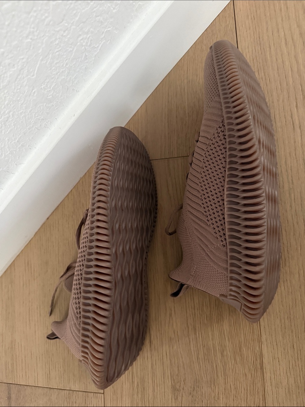 Aldo Women's Knit Lace-Up Sneakers in Mauve - Picture 2 of 3